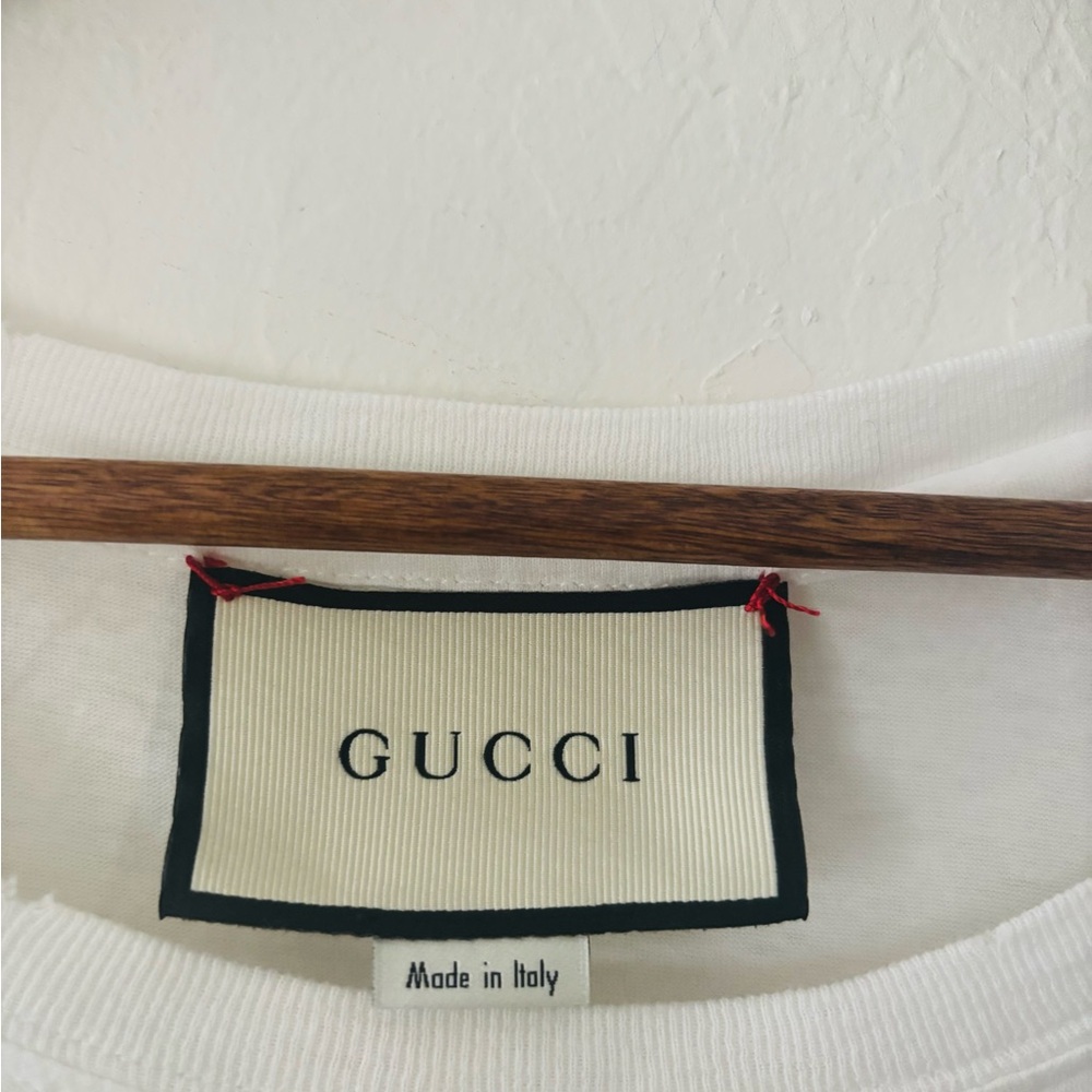 Cristiano Ronaldo Oversize washed T-shirt with Gucci logo - Picture 6 of 9